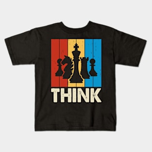 Think Chess Game T shirt For Women Kids T-Shirt